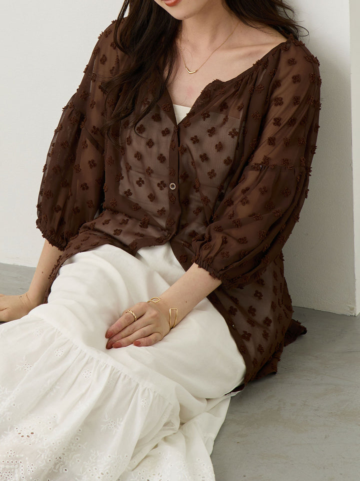 シアーチュニック Brown
