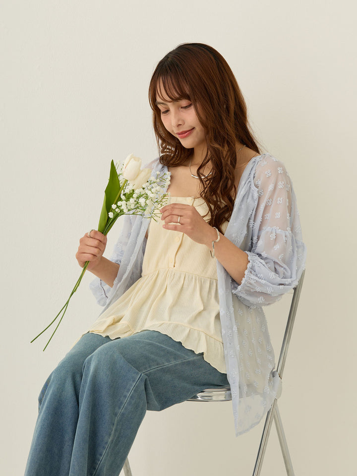 シアーチュニック Blue