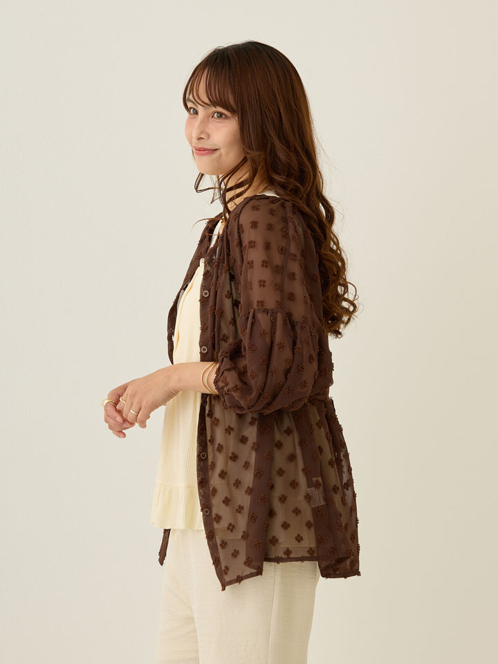 シアーチュニック Brown