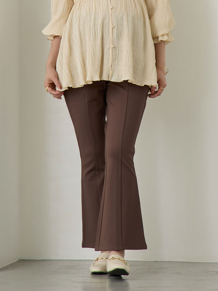 ポンチフレアパンツ Brown