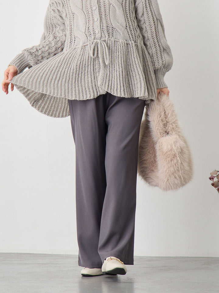 タックワイドパンツ Gray